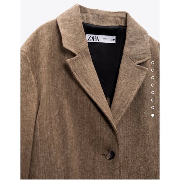 Zara rustic straight cut coat LIMITED EDITION - Picture 6 of 13